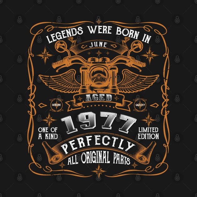 Legends Born In June 1977 46th Birthday by Cartine