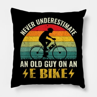 Never Underestimate An Old Guy With A Bicycle Pillow