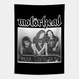 Motorhead Black White Tapestry