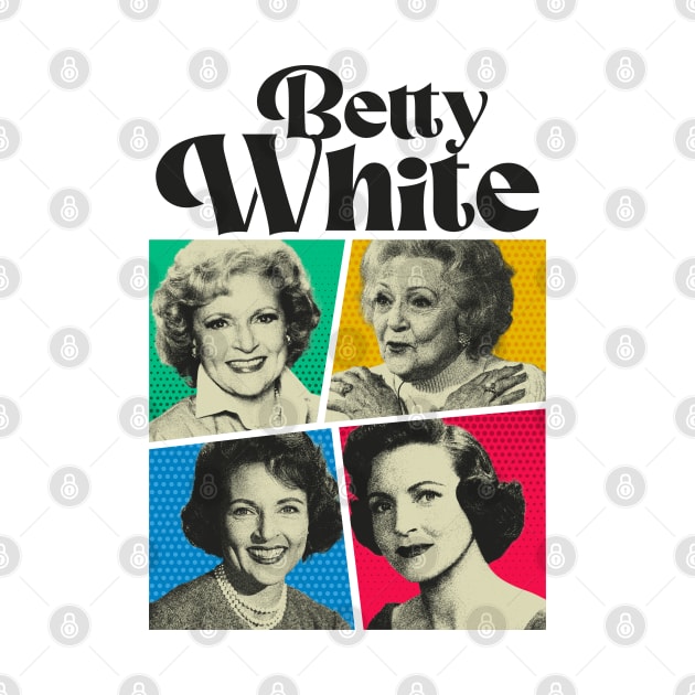 Betty White Comic Black by sepatubau77