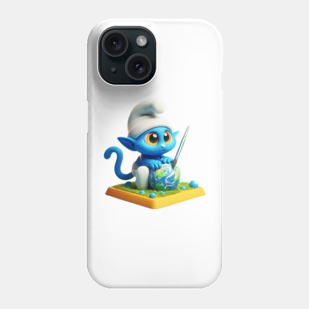 Smurf cat meme Phone Case by Fashionkiller1