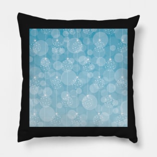 Snowflake Baubles Pillow