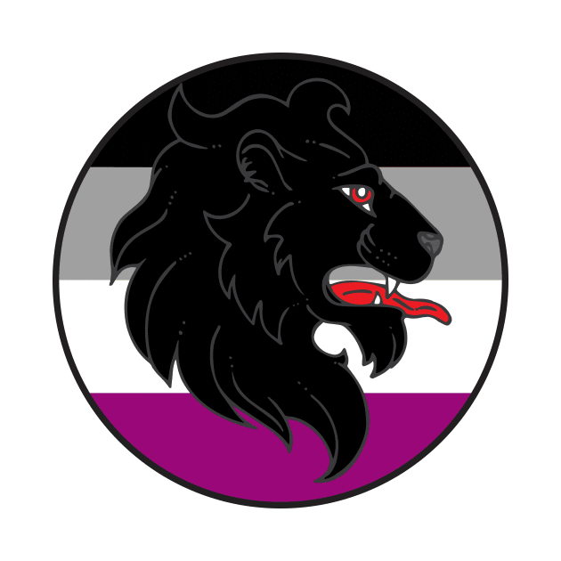 An Tir Pride - Asexual - Populace Badge Style 1 by Yotebeth