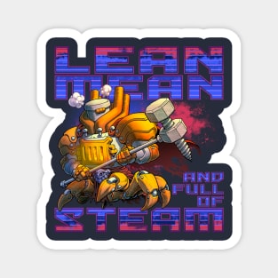 Lean Mean and Full of Steam Golem Magnet