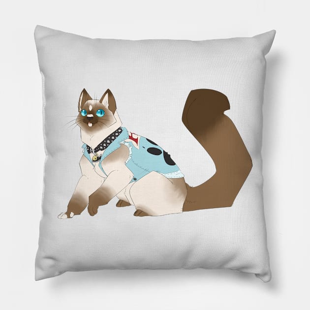 Siamese Pillow by MortuisChorea