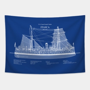 Itasca United States Coast Guard Cutter - ABDpng Tapestry