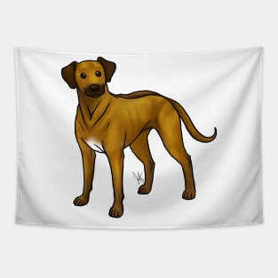 Dog - Rhodesian Ridgeback - Dark Face Tapestry