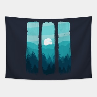 brushed landscape Tapestry