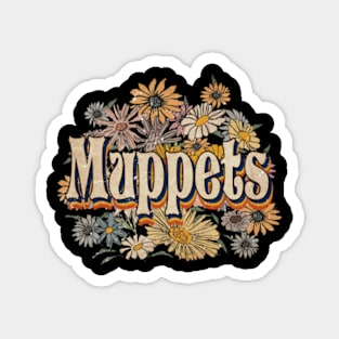 Personalized Flowers Muppets Proud Name Vintage Beautiful Magnet