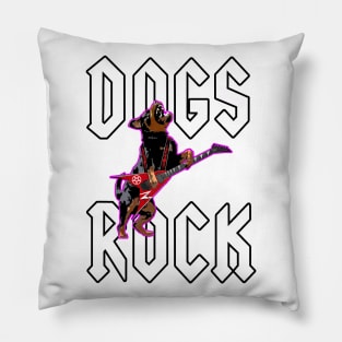 Dogs Rock #2 Pillow