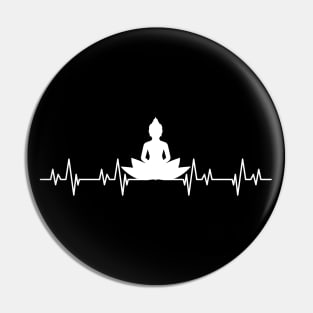 Buddha Heartbeat Pin