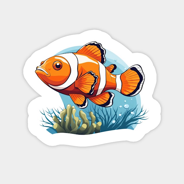 Clownfish Magnet by zooleisurelife