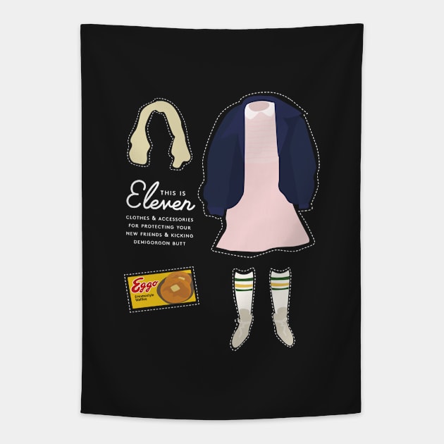 Stranger Things - Eleven Tapestry by mshelffo