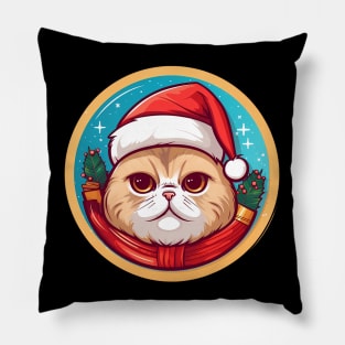 Scottish Fold Cat Xmas, Love Cats Pillow