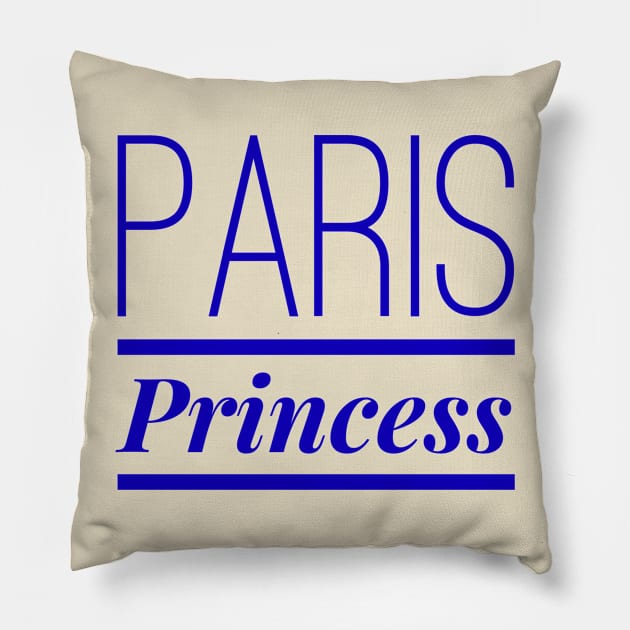 Paris Princess Pillow by MessageOnApparel