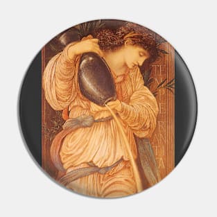 Temperantia (Temperance) by Sir Edward Coley Burne-Jones Pin