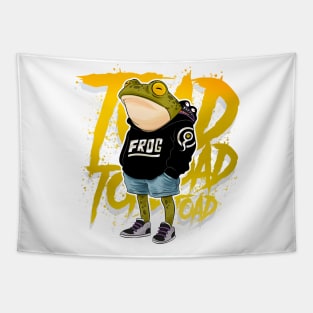 Toad frog cool Tapestry