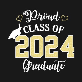 proud class of 2024 graduate T-Shirt