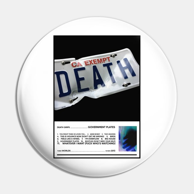 Government Plates Aesthetic Pin by fantanamobay@gmail.com