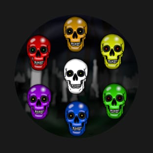 Skulls, rainbow collection T-Shirt