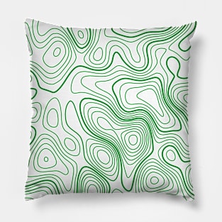 topoghraphic lignes pattern Pillow