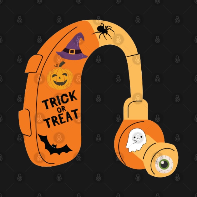 Funny Halloween Hearing Aid by DesignHND