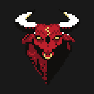 Pixelated Bull T-Shirt