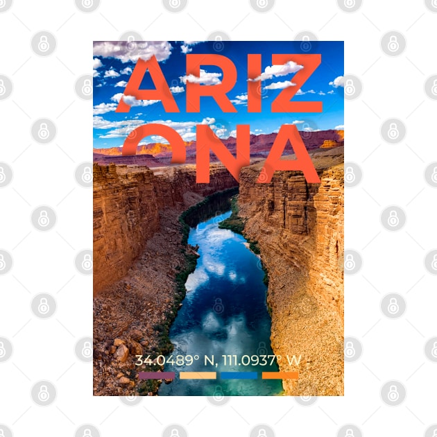 Arizona Travel Poster by mardavemardave