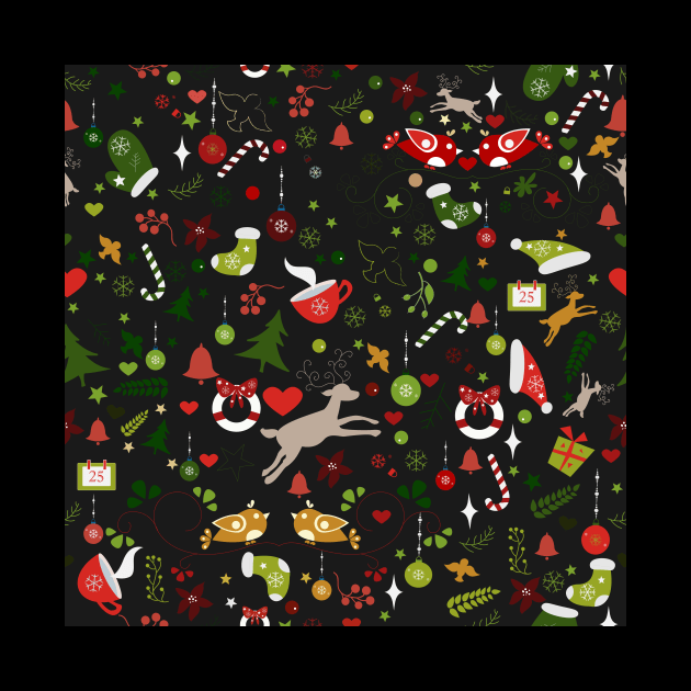Merry Christmas Pattern by Creative Meadows