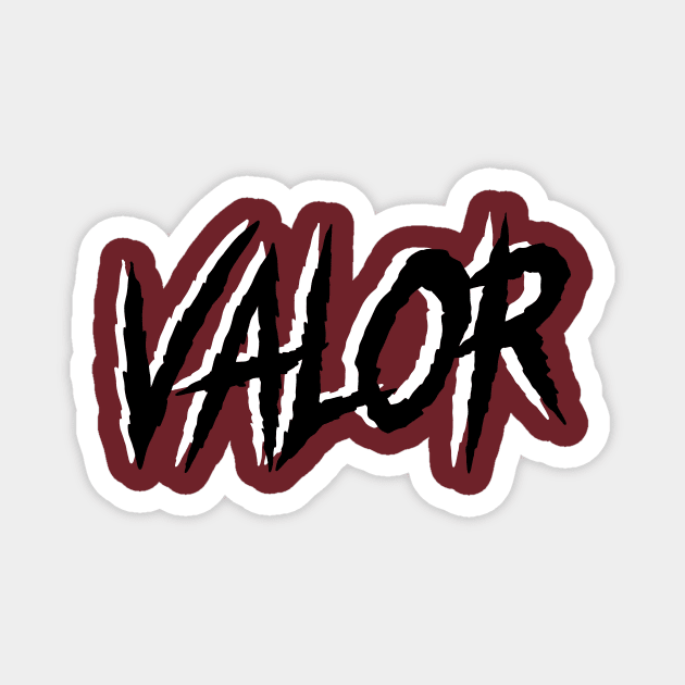 Valor Punk B/W Magnet by Valor