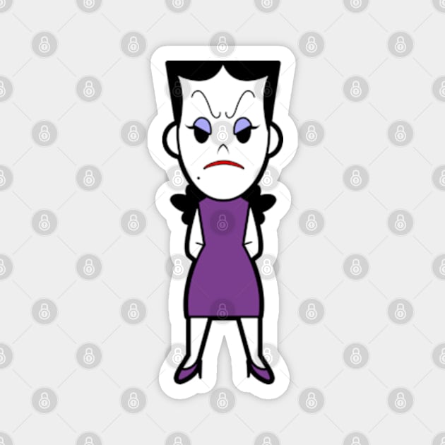 natasha rocky and bullwinkle Magnet by mighty corps studio