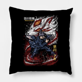 Scribble fox devil hunter Pillow