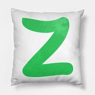 z Inspired Silhouette Pillow