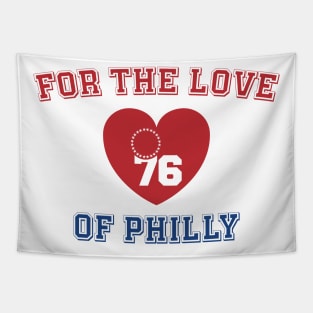 For The Love Of Philly 76ers Tapestry