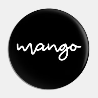 mango - white Pin