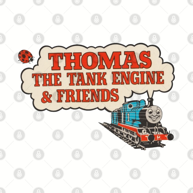 Thomas the Tank Engine Ladybird Books Cover by sleepyhenry