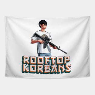 Rooftop Koreans Tapestry