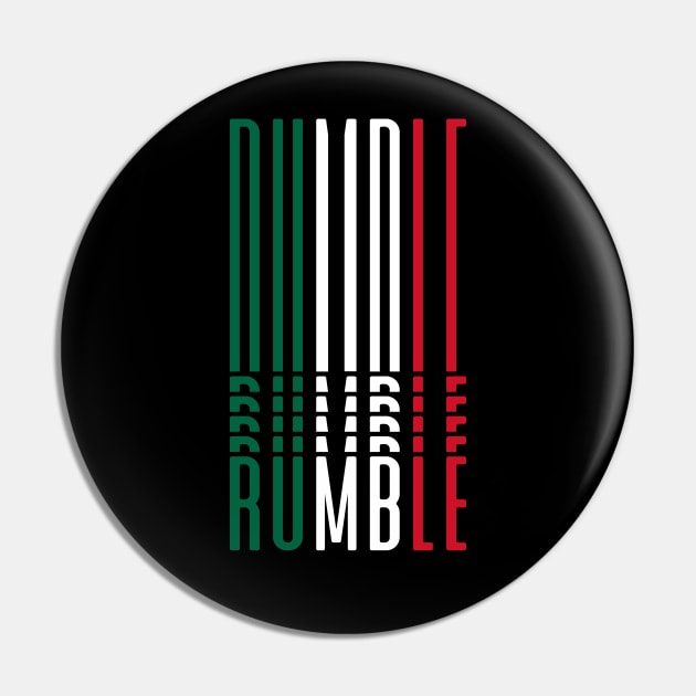 Rumble boxing mexico badge Pin by PosterpartyCo