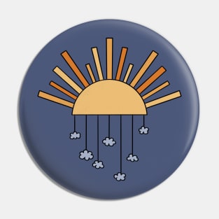 Sun Mobile Pin