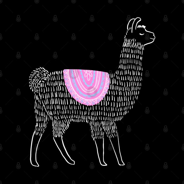 Boho Llama by Fellball