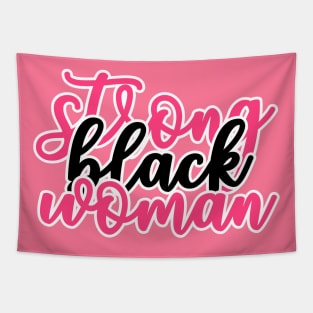 Strong black woman Tapestry