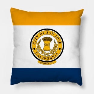 Flag of San Jose, California Pillow