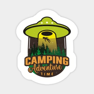 Camping adventure time Magnet