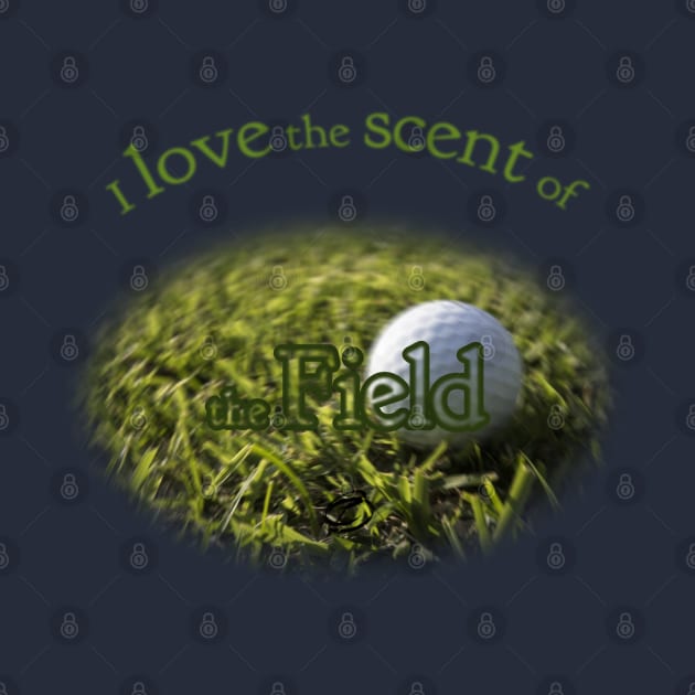 My golf ball in the grass by Cavaleyn Designs