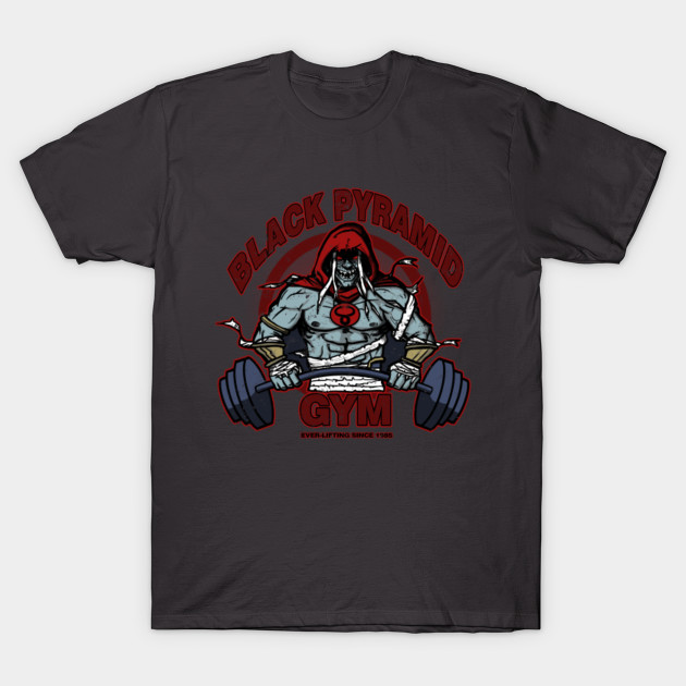 Black Pyramid Gym 80s T Shirt Teepublic Uk