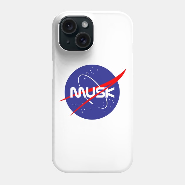 Musk NASA Space Logo Phone Case by Sofiia Golovina