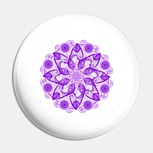 Purple Mandala Pin