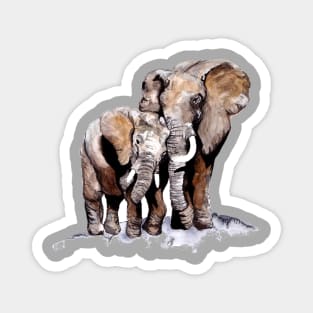 Elephants Magnet