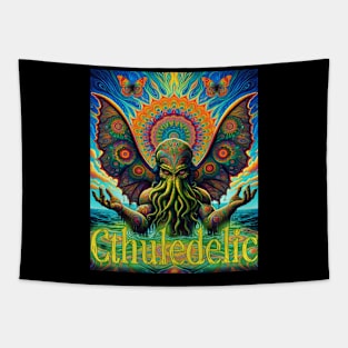 Cthuledelic - Enlightened Cthulhu Rises Tapestry