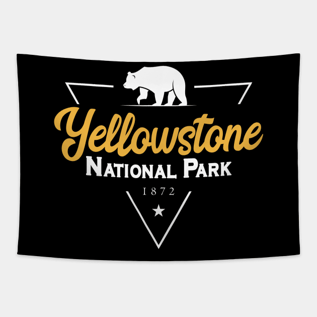 Yellowstone National Park - Since 1872 Tapestry by BeCreative